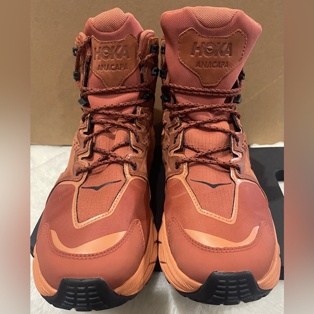 Hoka One Anacapa Mid GTX Baked Clay Mens Hiking Boots  Size 10.5 **NWT**